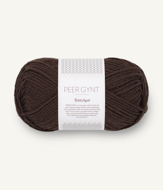 3091 Cacao Nibs Petite Knit Peer Gynt Sandnes Garn