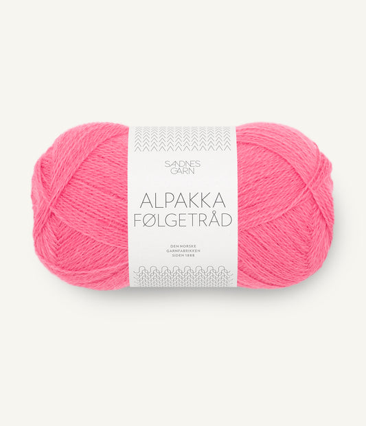 4315 Bubblegum Pink Alpakka Følgetråd Sandnes Garn