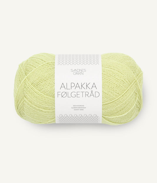 9523 Lime Punch Alpakka Følgetråd Sandnes Garn