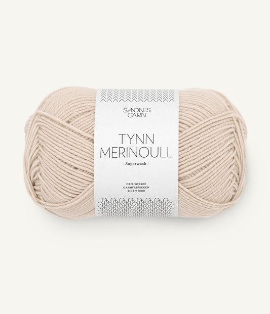 2321 Marsipan Tynn Merinoull Sandnes Garn