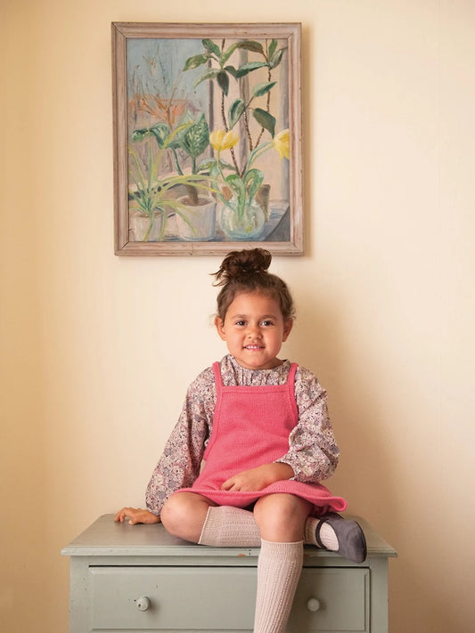 2501-09 Clementine Dress Junior Papir Enkeltoppskrift Sandnes Garn