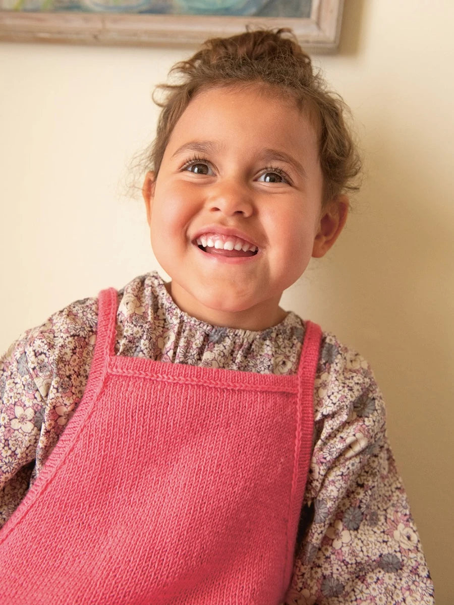 2501-09 Clementine Dress Junior Papir Enkeltoppskrift Sandnes Garn