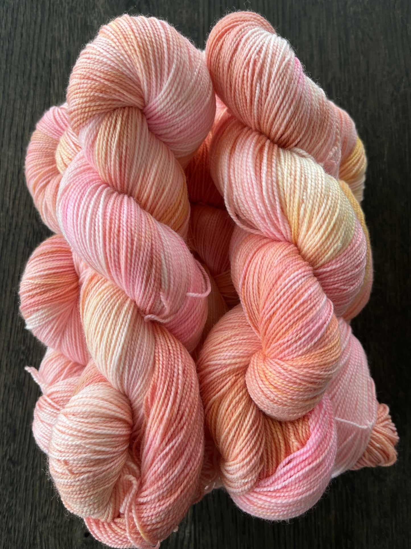 Peach Passion Håndfarget Myk Hygge