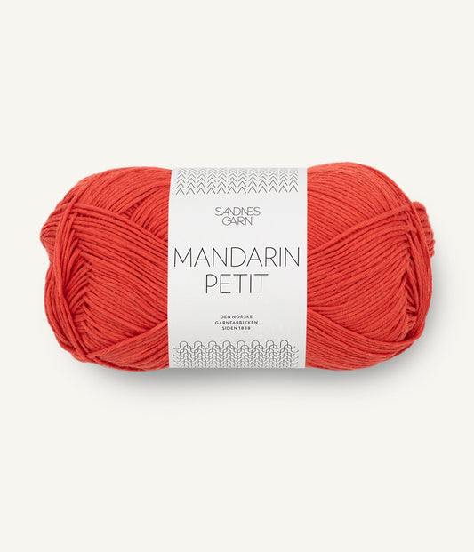 4018 Scarlet Red Mandarin Petit Sandnes Garn