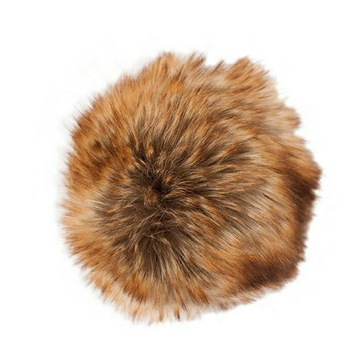 Pompon 10cm Brun/kanel