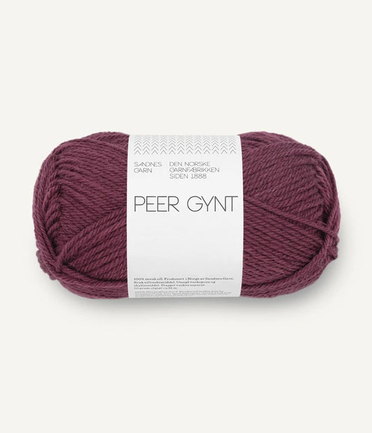 4363 Vinrød Peer Gynt Sandnes Garn
