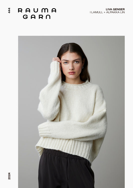 444 Livagenser Papir Enkeltoppskrift Rauma Garn