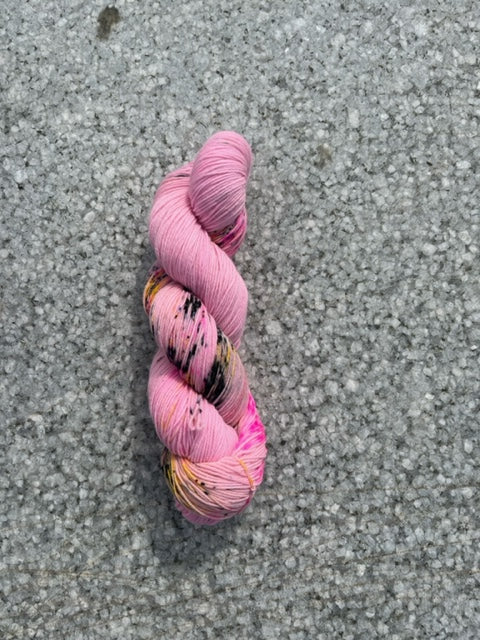 Kræsj-Pink Håndfarget Myk Hygge