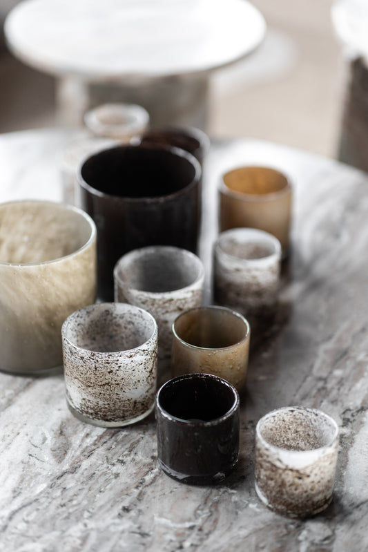 Ambra Lysholder Hvit/Brun Jakobsdals