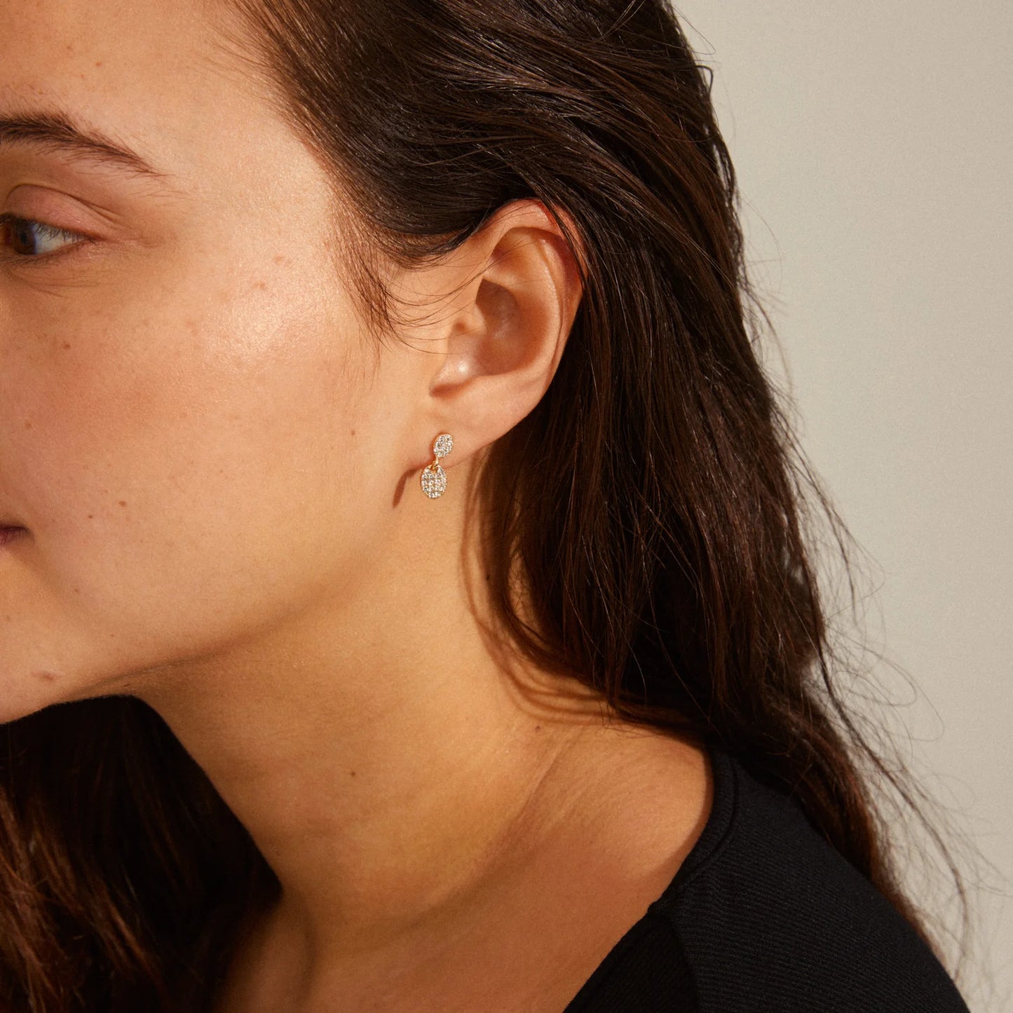 Beat Krystalløredobber Gullbelagt Pilgrim