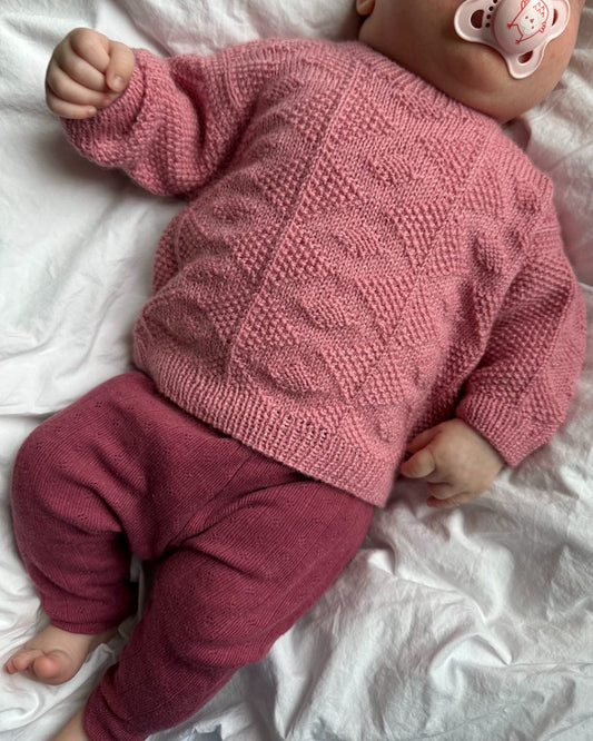 Esther Sweater Baby Papir PetiteKnit