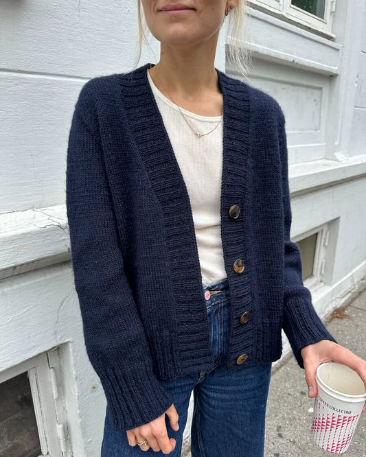 Eva Cardigan Papir PetiteKnit
