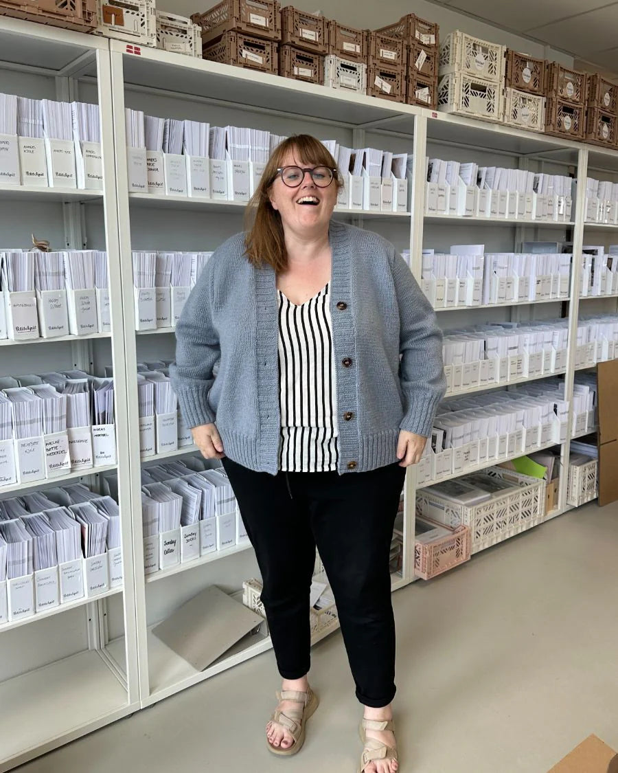 Eva Cardigan Papir PetiteKnit