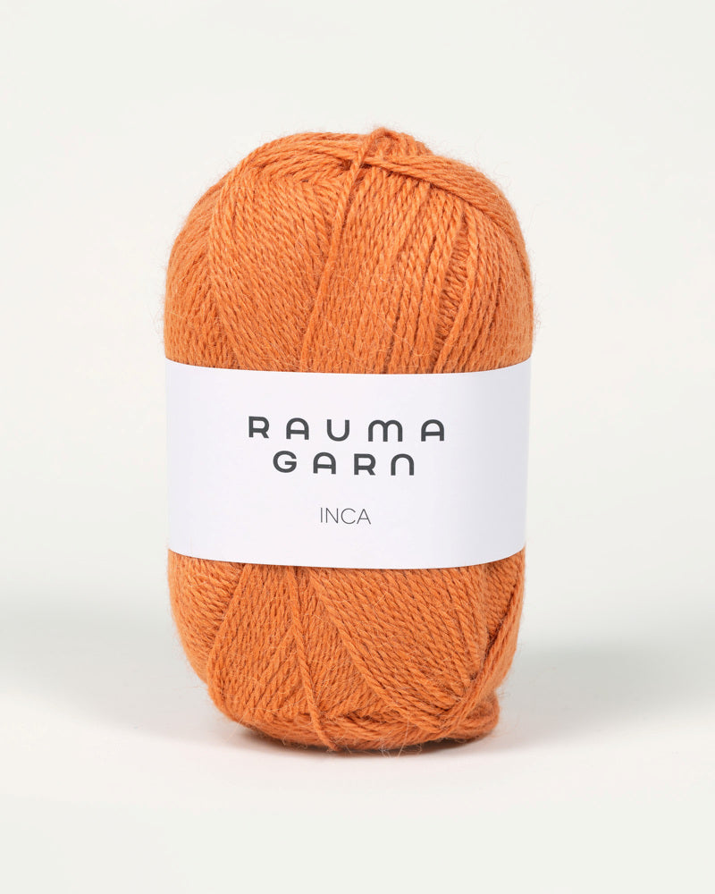 2362 Dempet Oransje Inca Rauma Garn