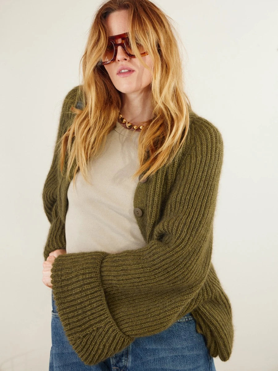 2409 DIY Nr 3 Penny Cardigan Enkeltoppskrift Sandnes Garn
