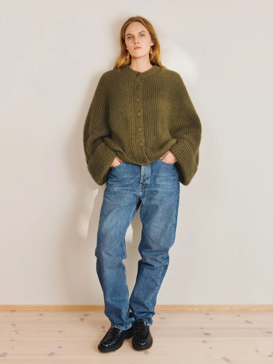 2409 DIY Nr 3 Penny Cardigan Enkeltoppskrift Sandnes Garn
