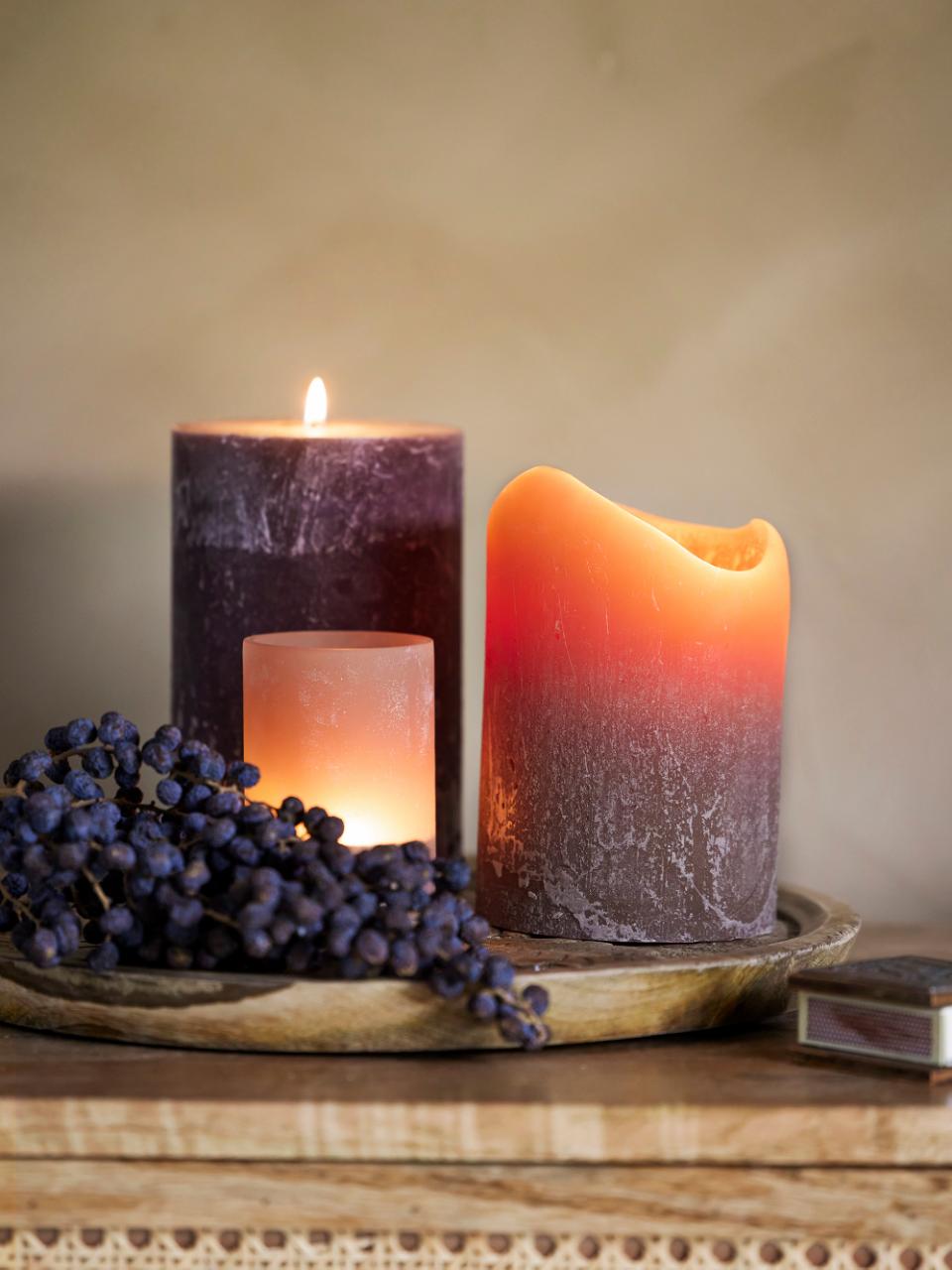 Rustic Stearinlys Brun Bloomingville