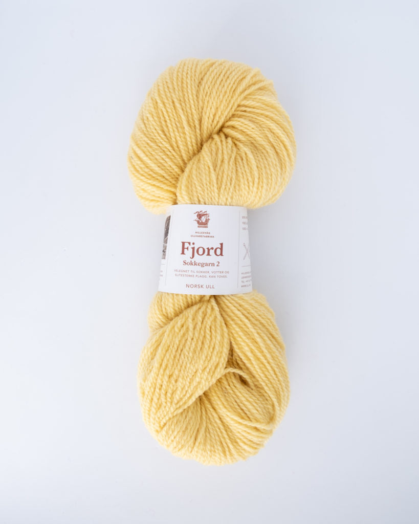 544 Gul Fjord 2 Sokkegarn Hillesvåg