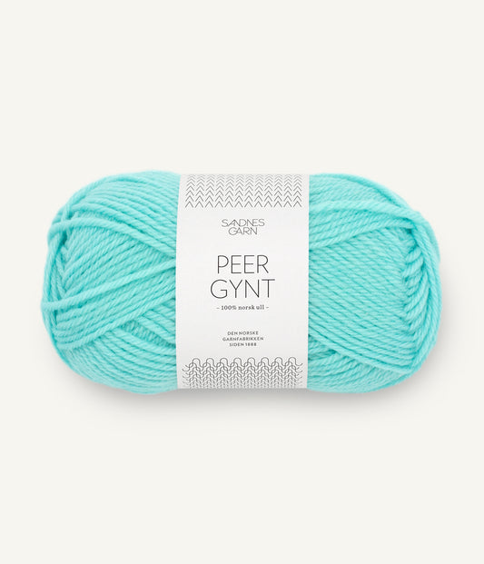 7213 Blå Turkis Peer Gynt Sandnes Garn