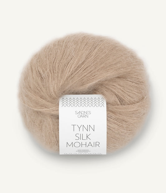 3021 Lys Beige Tynn Silk Mohair Sandnes Garn
