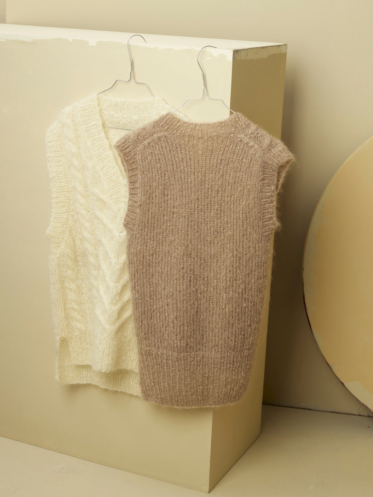 375 Vester Tjukk Mohair Barn & Dame Rauma Hefte