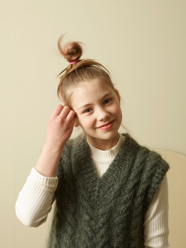 375 Vester Tjukk Mohair Barn & Dame Rauma Hefte