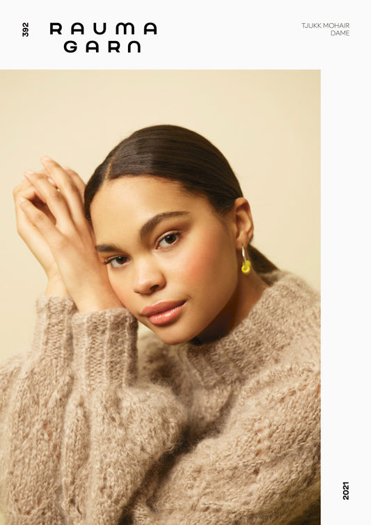 392 Tjukk Mohair Dame Rauma Hefte