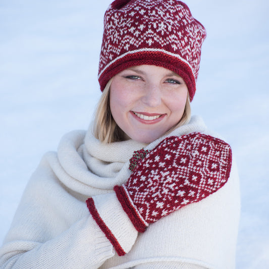 Stjerna Votter og Lue Hillesvåg Ullvarefabrikk Garnpakke