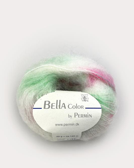 883155 Råh/Grønn/Rosa Bella Color Permin