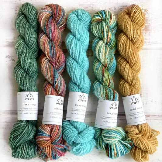 Day in Casa Blanca Minisett Trollfjord Sock Fjord Fibres