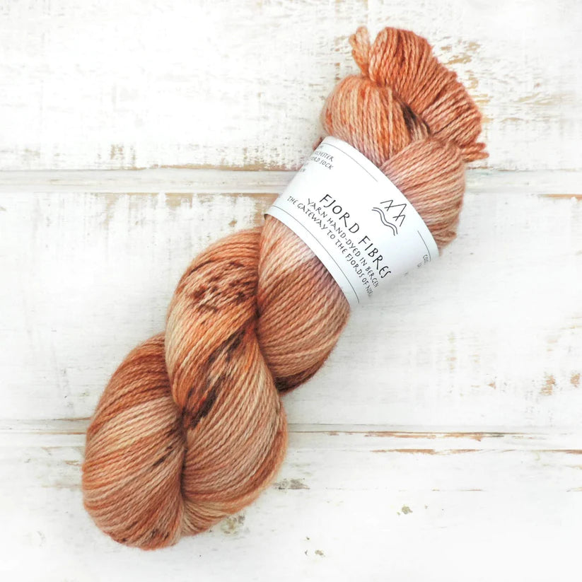Spiced Pumpkin Trollfjord Sock Fjord Fibres