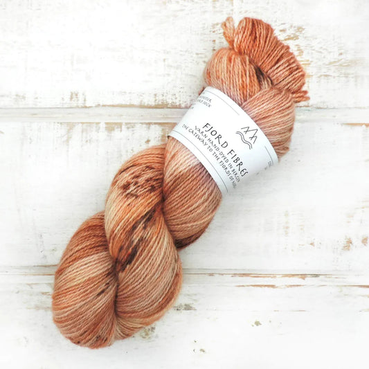 Spiced Pumpkin Trollfjord Sock Fjord Fibres