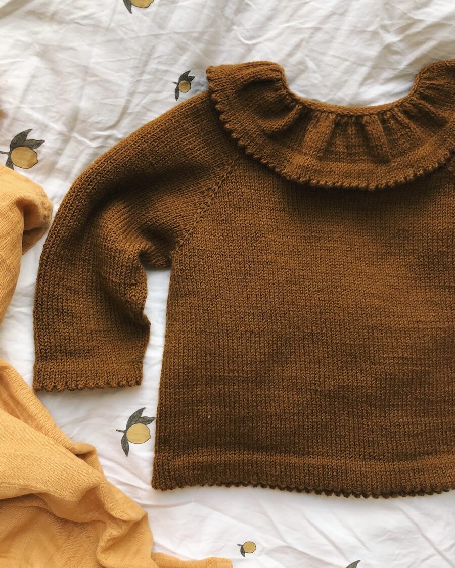 Dagmars Bluse Papir PetiteKnit