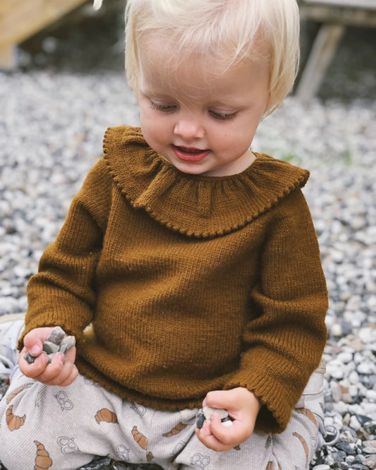 Dagmars Bluse Papir PetiteKnit