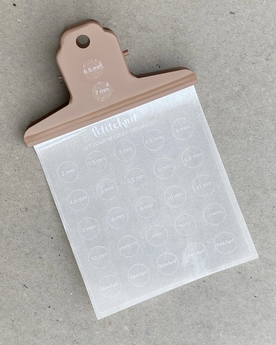 Get Oranized Stickers PetiteKnit