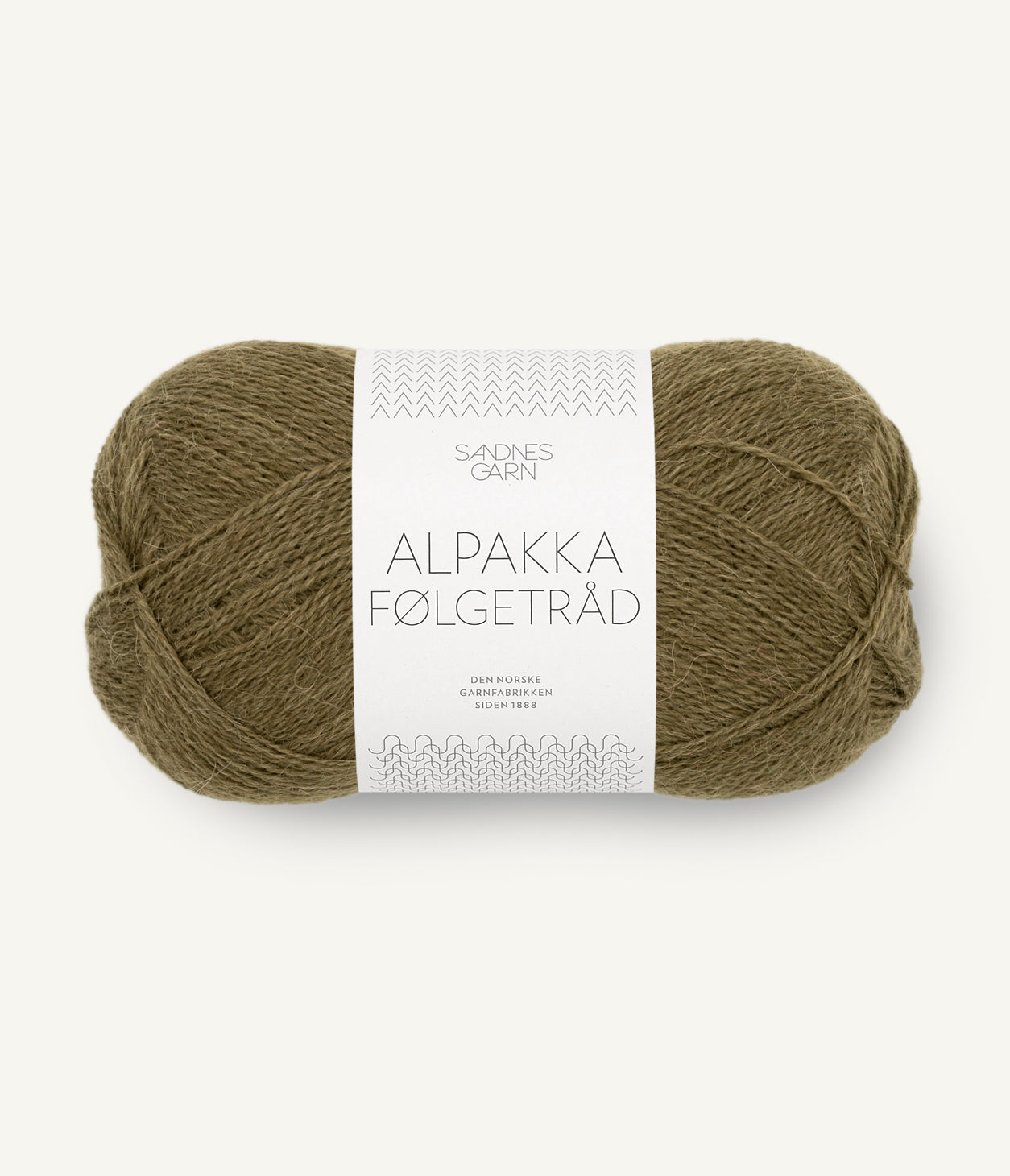 9873 Dark Olive Alpakka Følgetråd Sandnes Garn