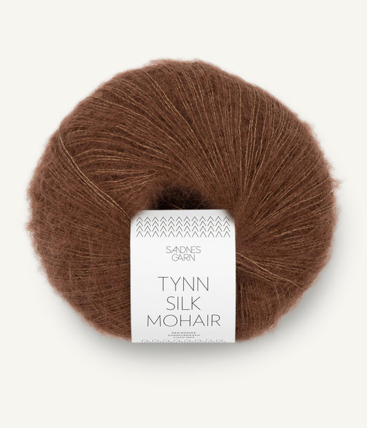 3073 Sjokolade Tynn Silk Mohair Sandnes Garn