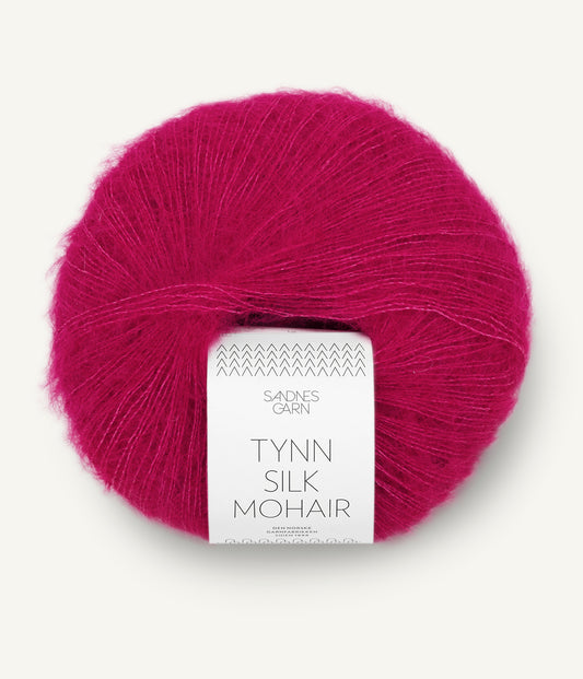 4600 Jazzy Pink Tynn Silk Mohair Sandnes Garn