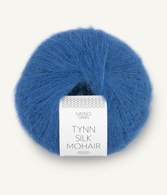 6044 Regatta Blå Tynn Silk Mohair Sandnes Garn