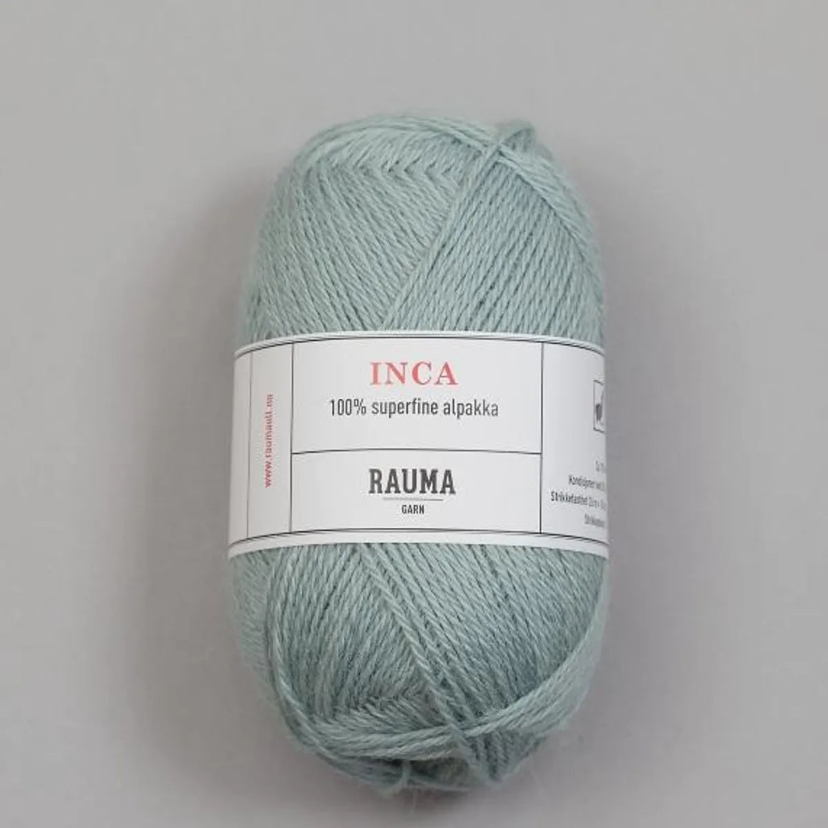 187 Mintgrønn Inca Rauma Garn