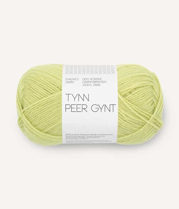 9523 Lime Punch Tynn Peer Gynt Sandnes Garn