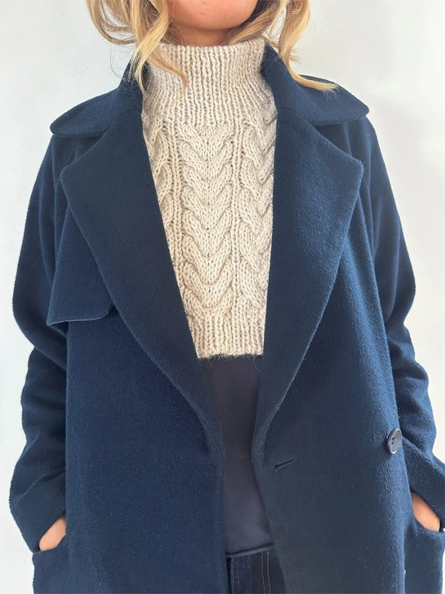 Siri Neck Enkeltoppskrift LeKnit