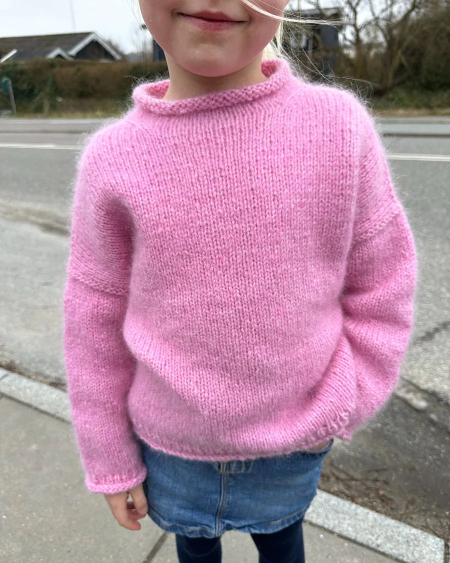 Cloud Sweater Junior Papir Oppskrift PetiteKnit