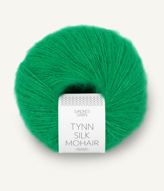 8236 Jelly Bean Green Tynn Silk Mohair Sandnes Garn