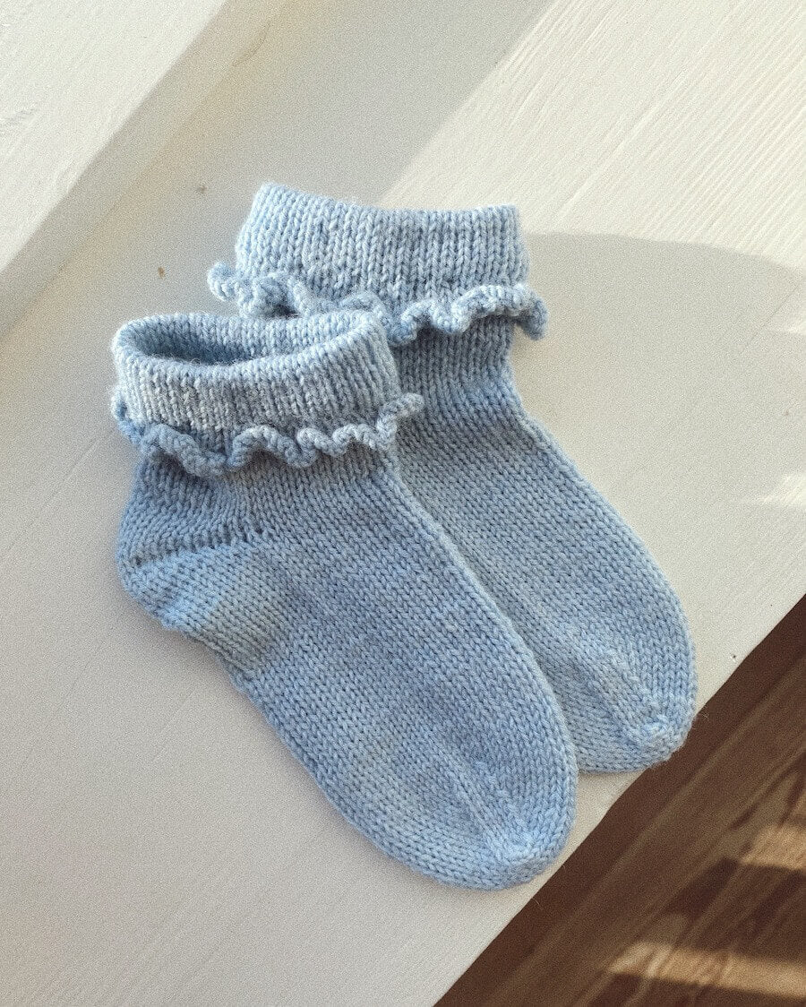 Ruffle Socks Junior Papirutgave PetiteKnit